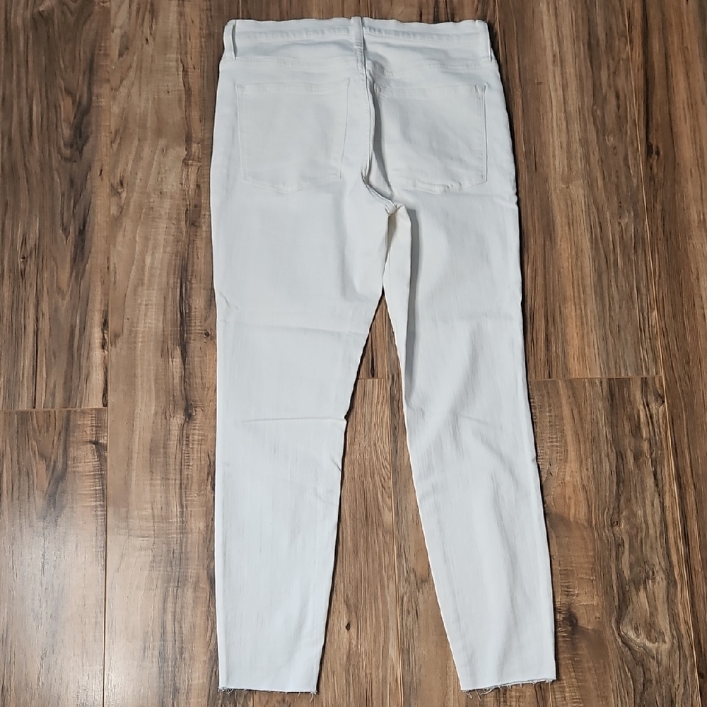 J Crew High Rise Skinny Cream Jeans Size 30 - Picture 8 of 11